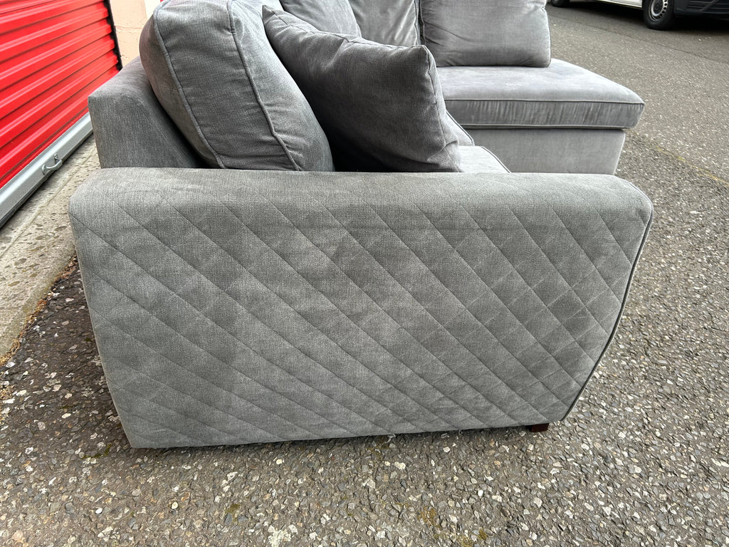 Grey DFS Orka Corner Sofa