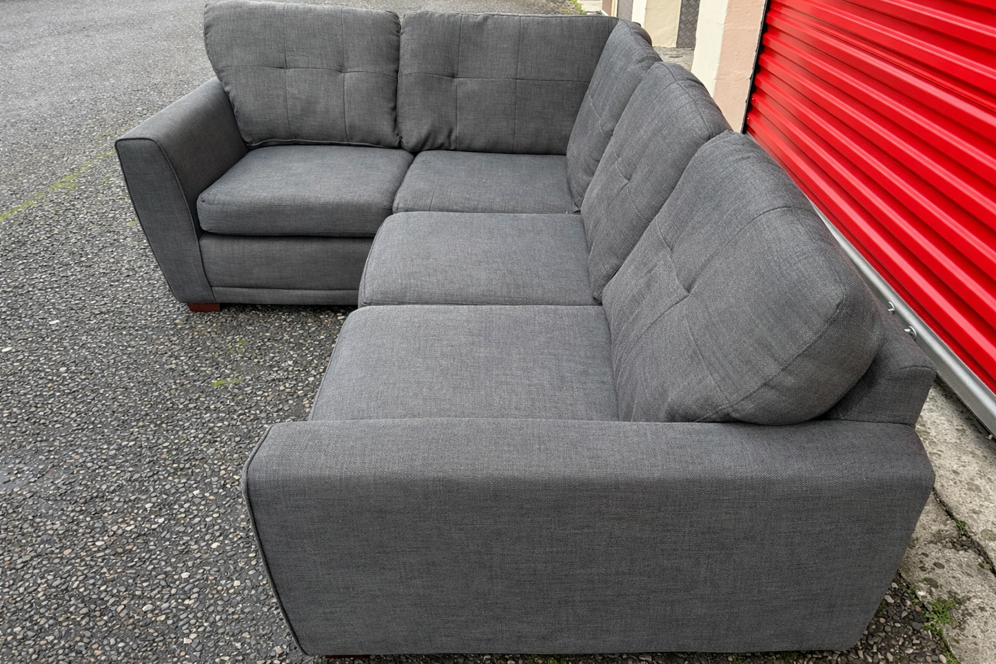 DFS Dark Grey Corner Sofa