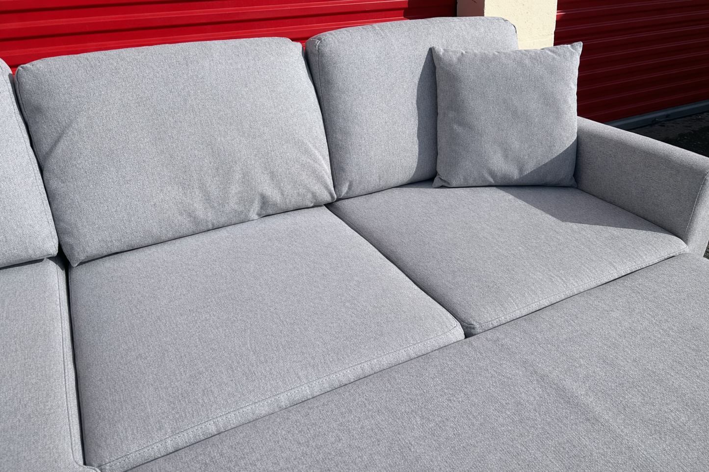 Light Grey Habitat Corner Sofa Bed