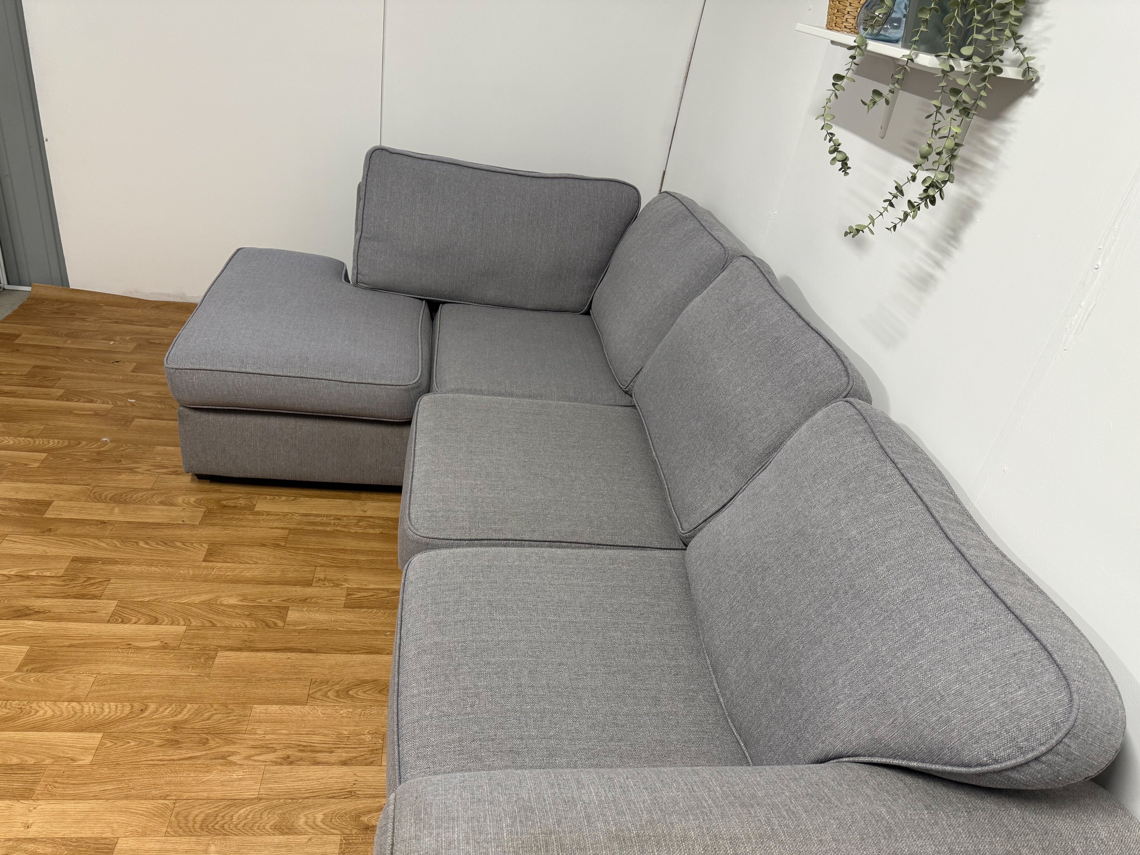 DFS Angelic Grey Corner Sofa