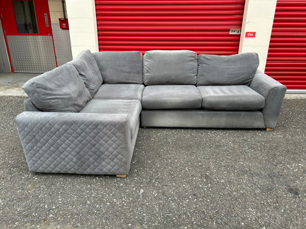 Grey DFS Orka Corner Sofa Bed