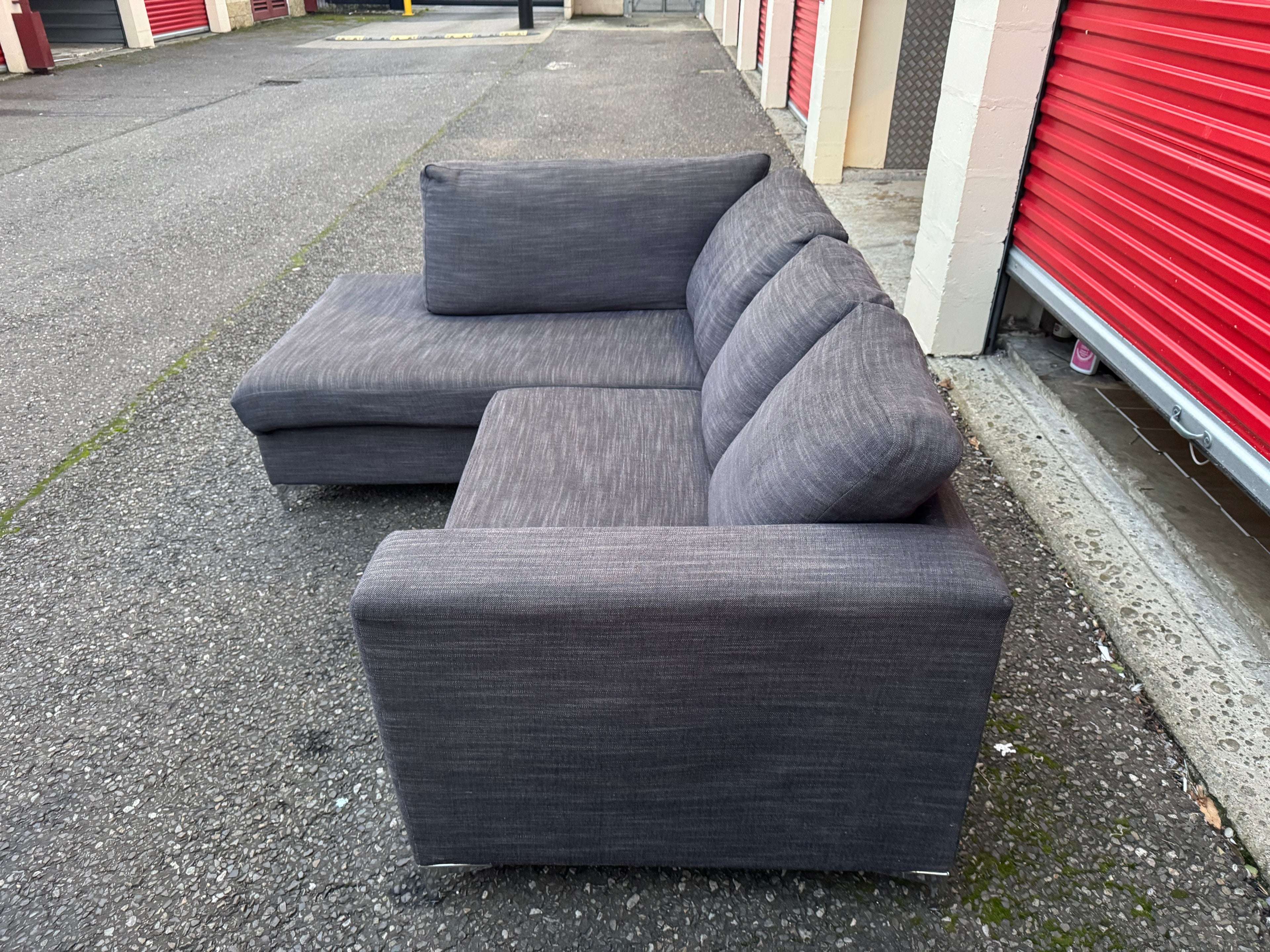 Dark Grey Corner Sofa