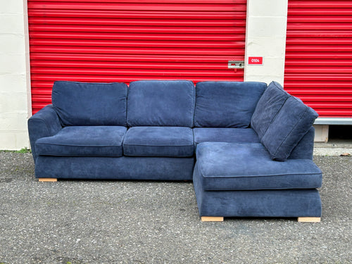 Blue DFS Orka Corner Sofa