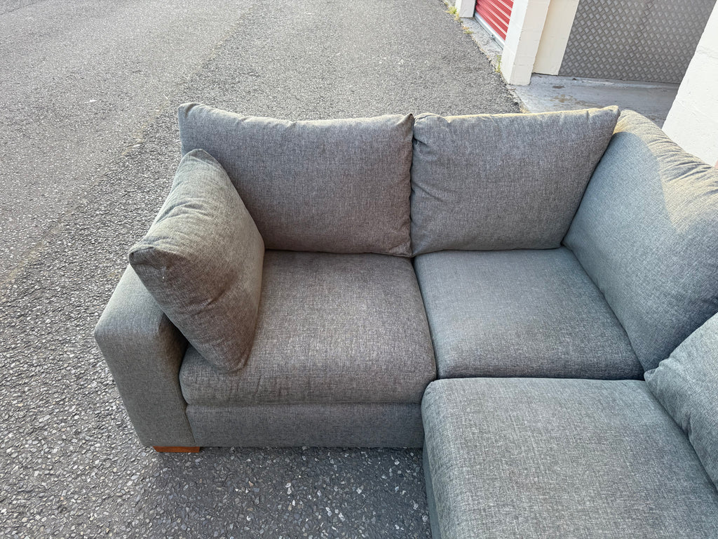 Grey M&S Miles Corner Sofa