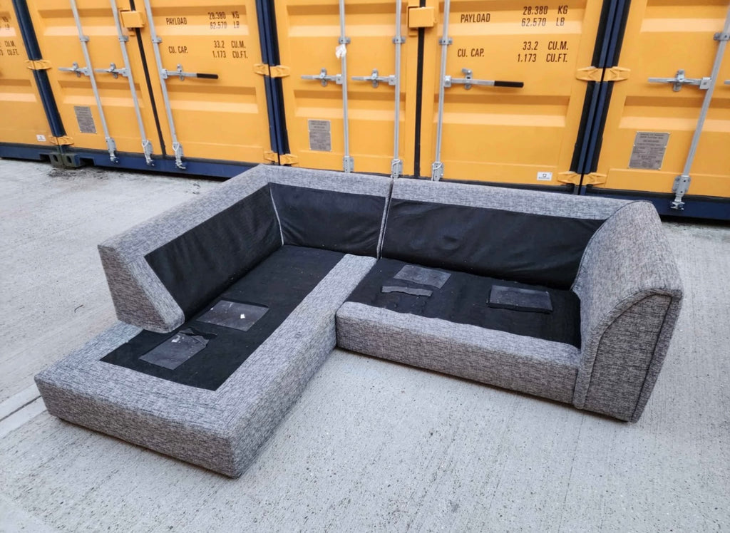 Grey Compact Corner Sofa