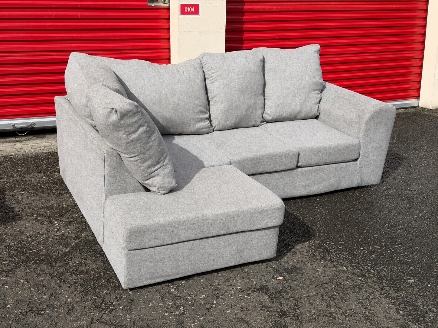 Modern Grey Corner Sofa