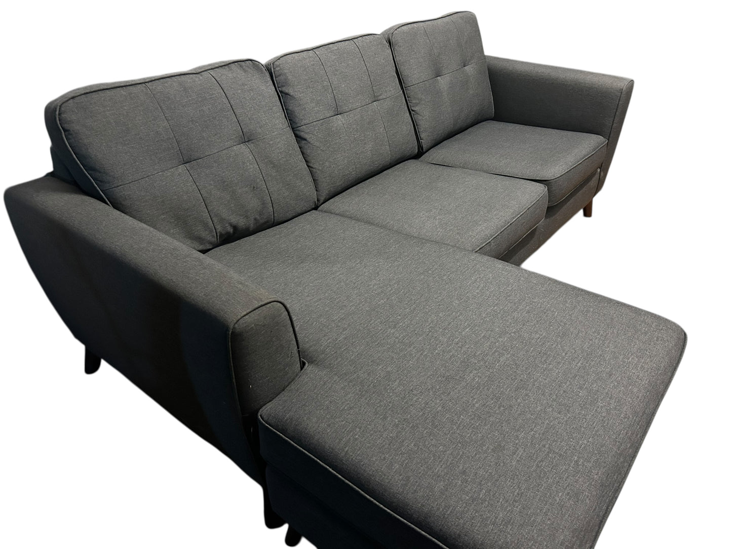 Grey Modern Corner Sofa