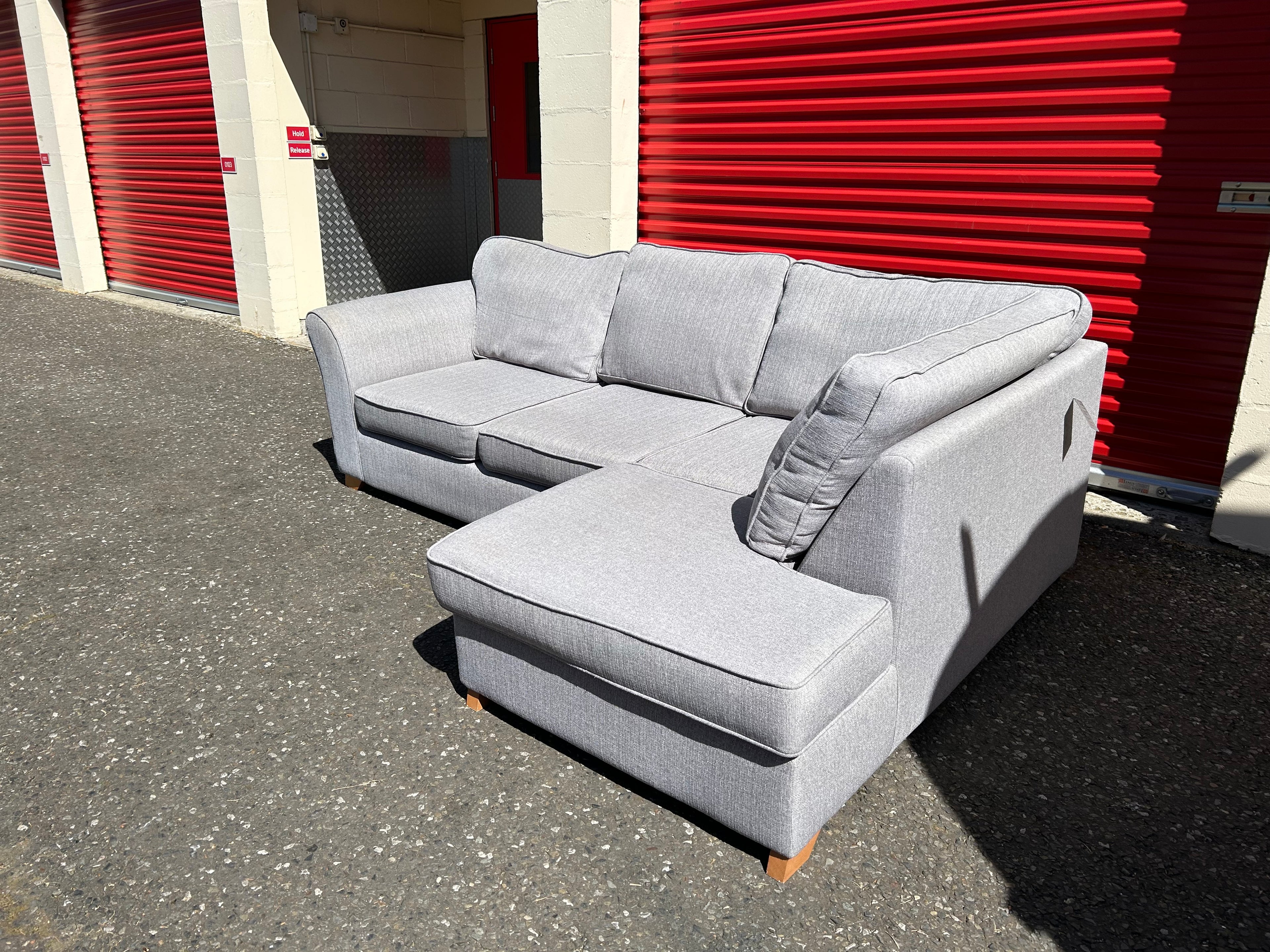 Light Grey DFS Corner Sofa