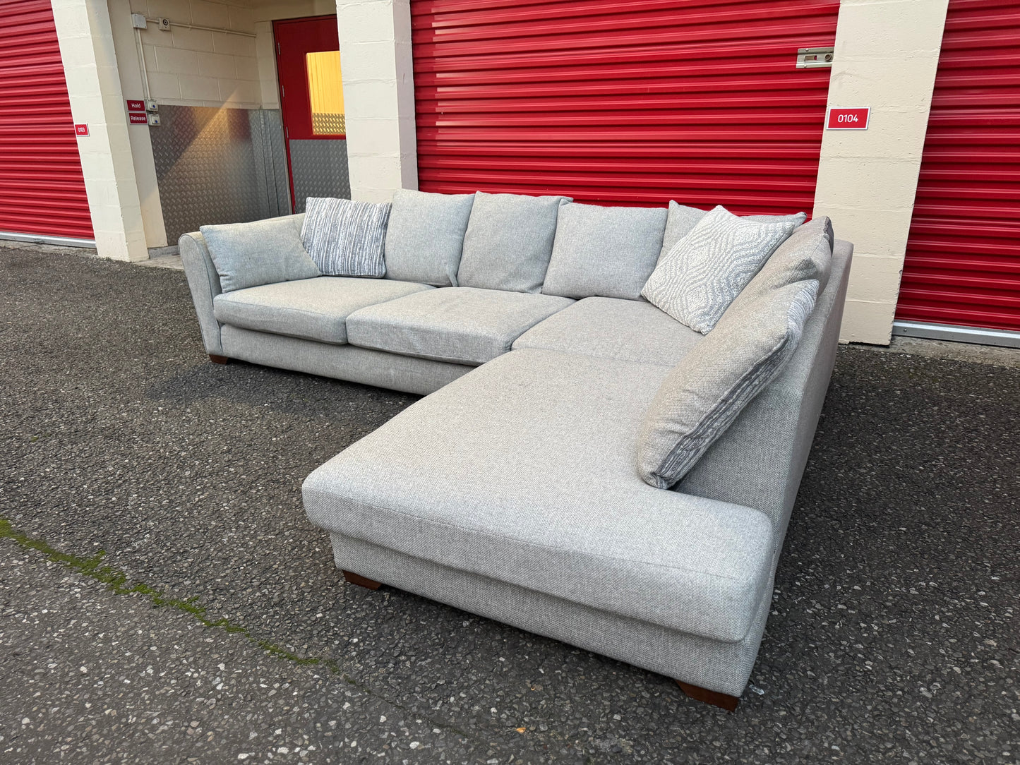 Grey DFS Corner Sofa