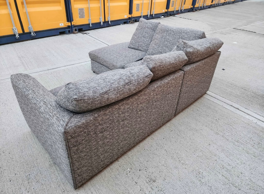 Grey Compact Corner Sofa