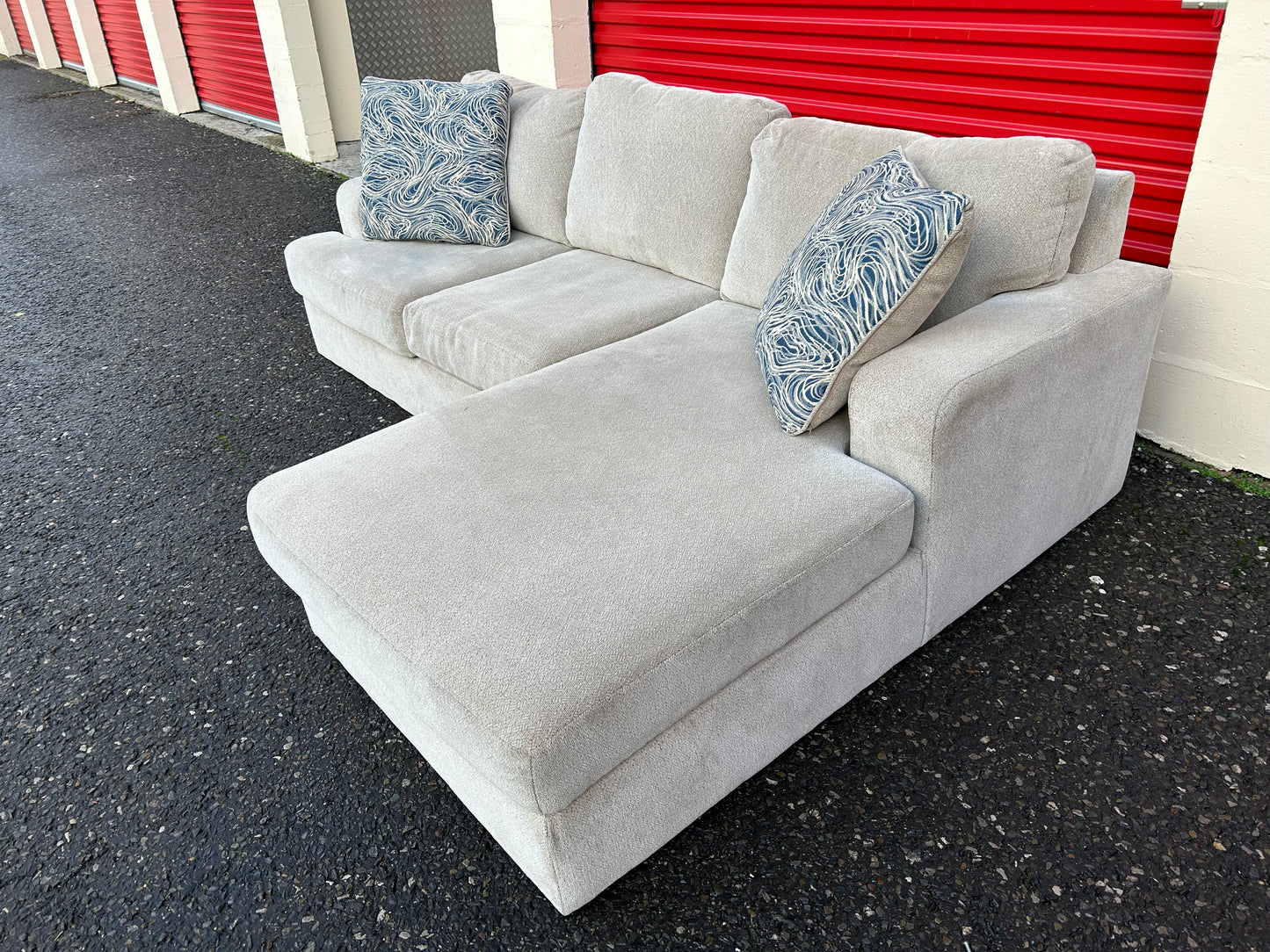 Beige Ashley Corner Sofa