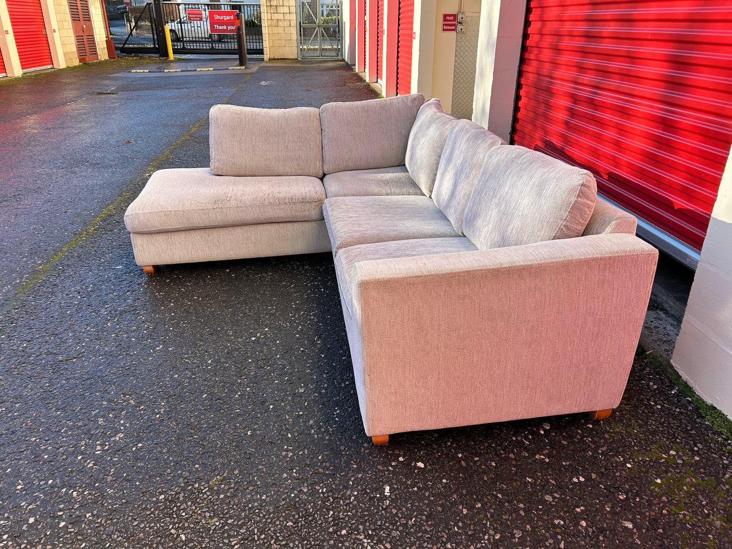 Beige John Lewis Corner Sofa