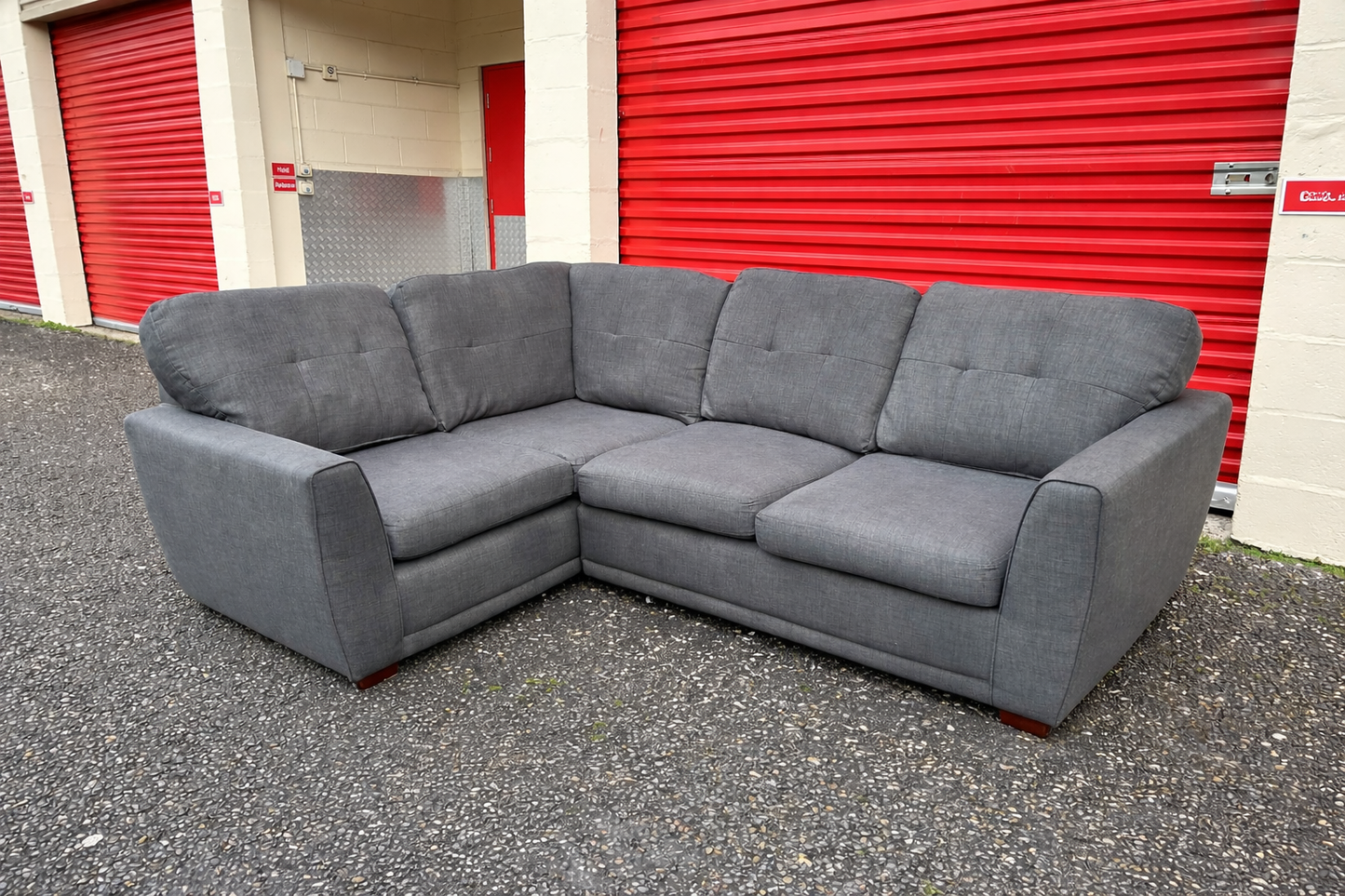 DFS Dark Grey Corner Sofa