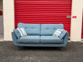 Blue French Connection 2 Seater Sofa