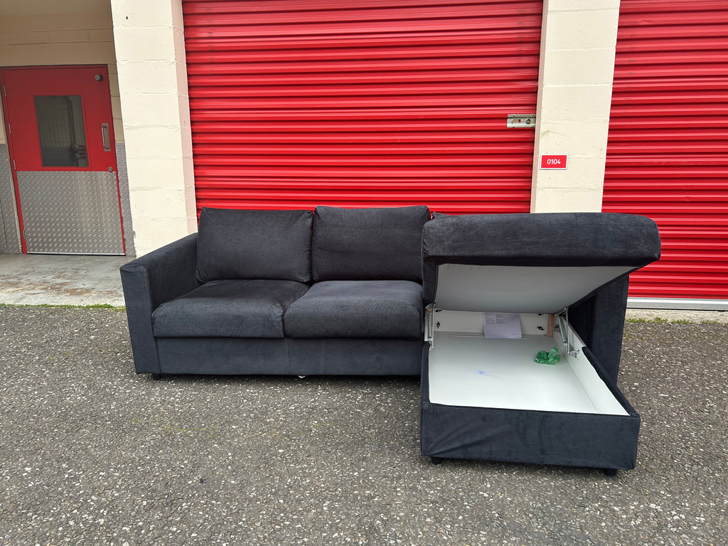Dark Blue IKEA Vimle Corner Sofa