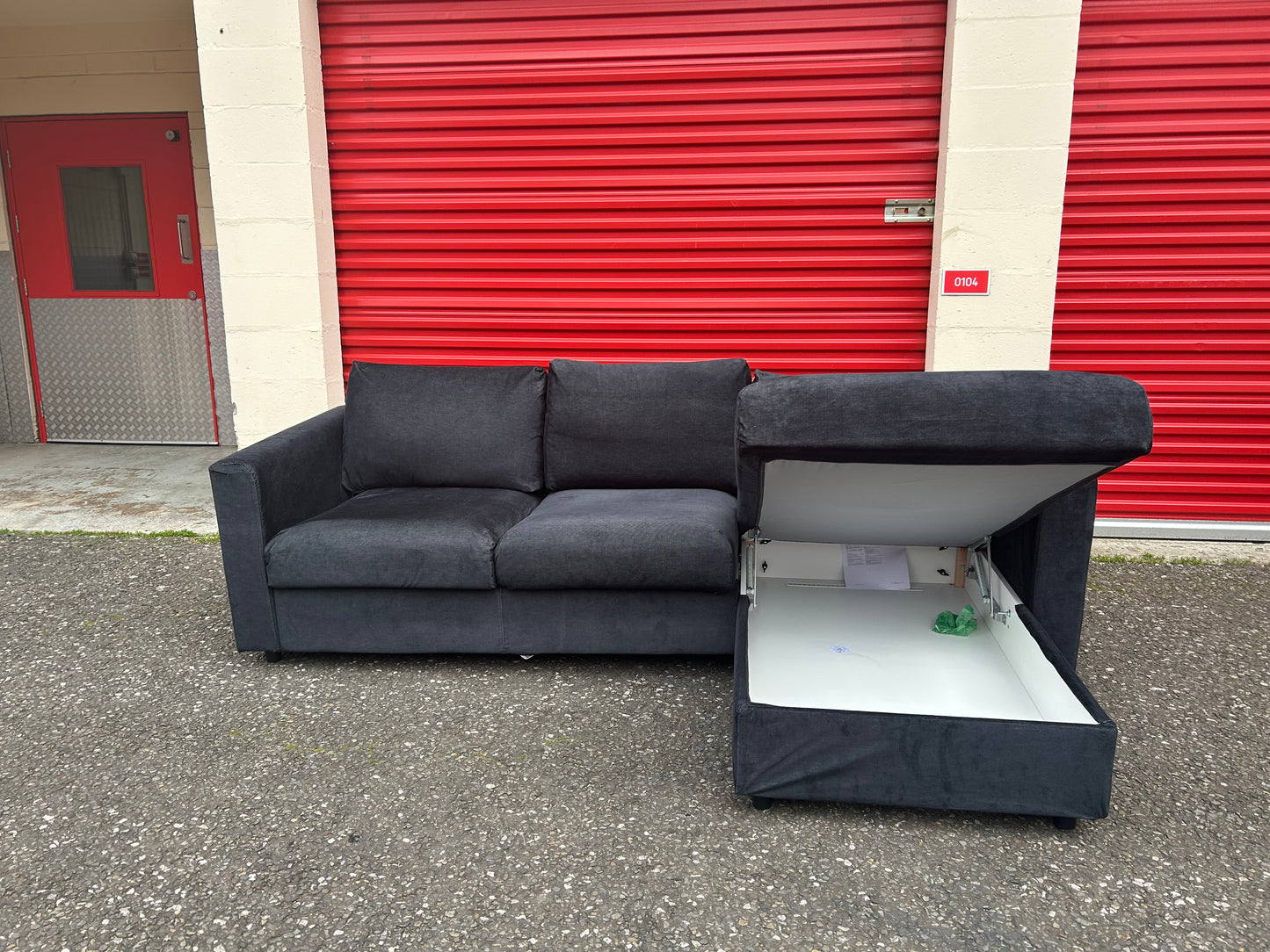 Dark Blue IKEA Vimle Corner Sofa