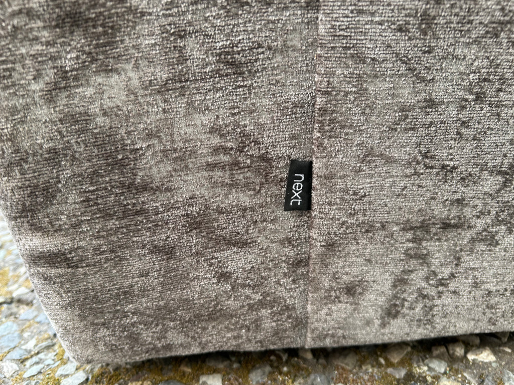 Next Crushed Velvet Corner Sofa