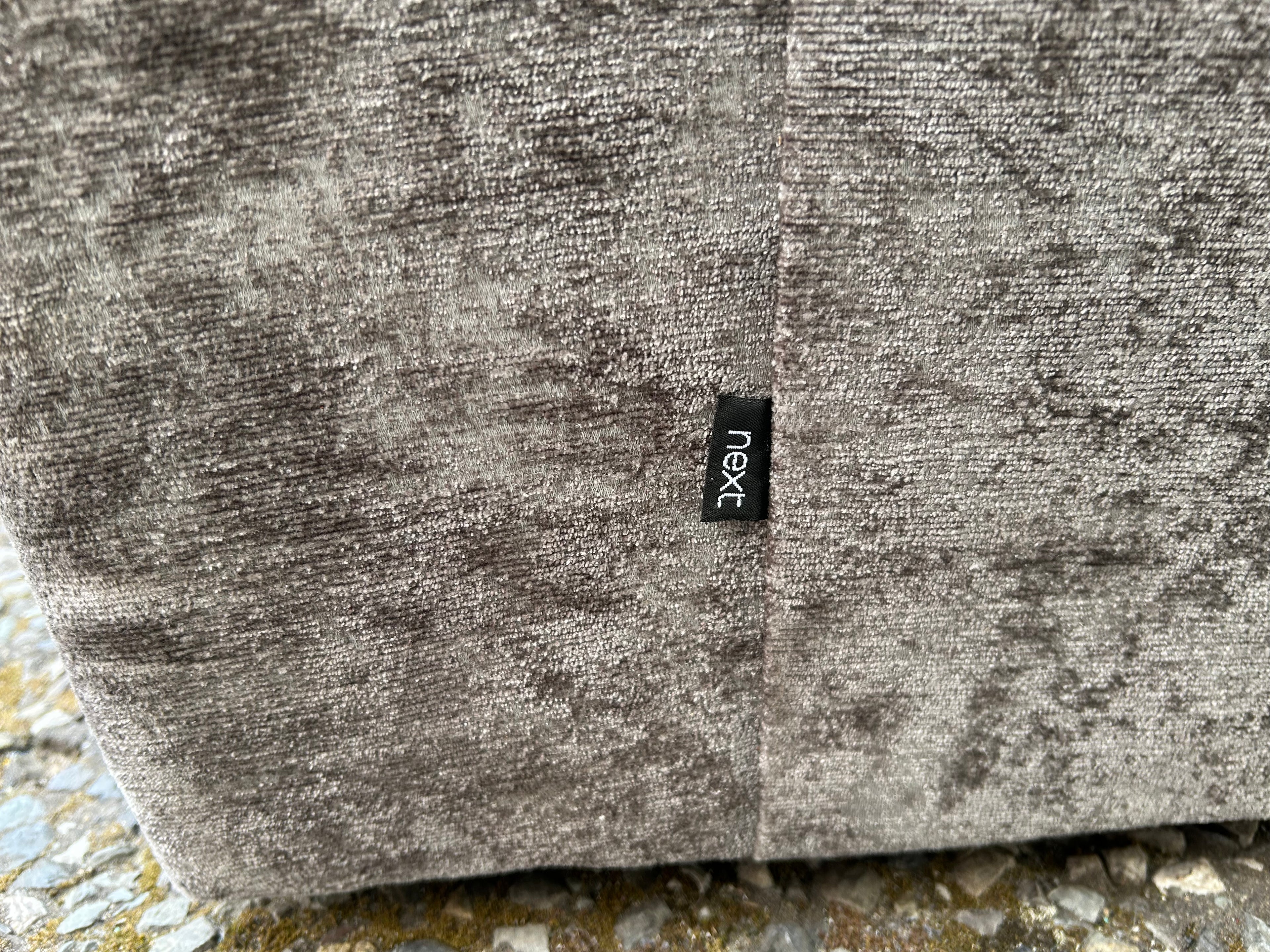 Next Crushed Velvet Corner Sofa