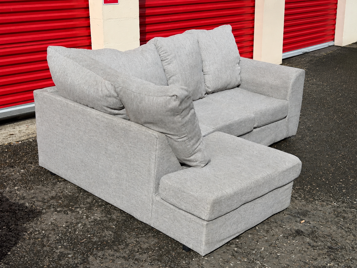 Modern Grey Corner Sofa