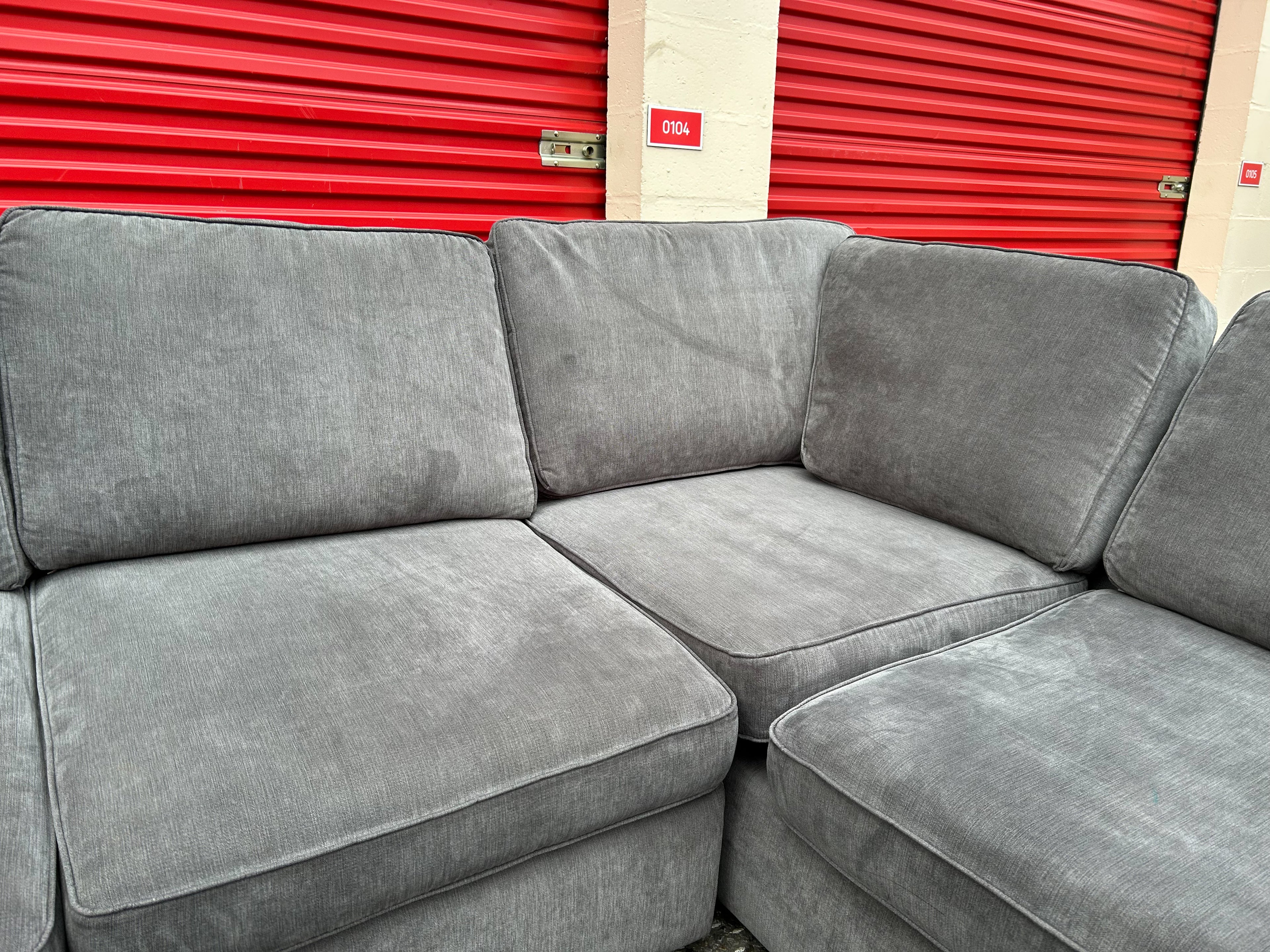 Grey DFS Orka Corner Sofa