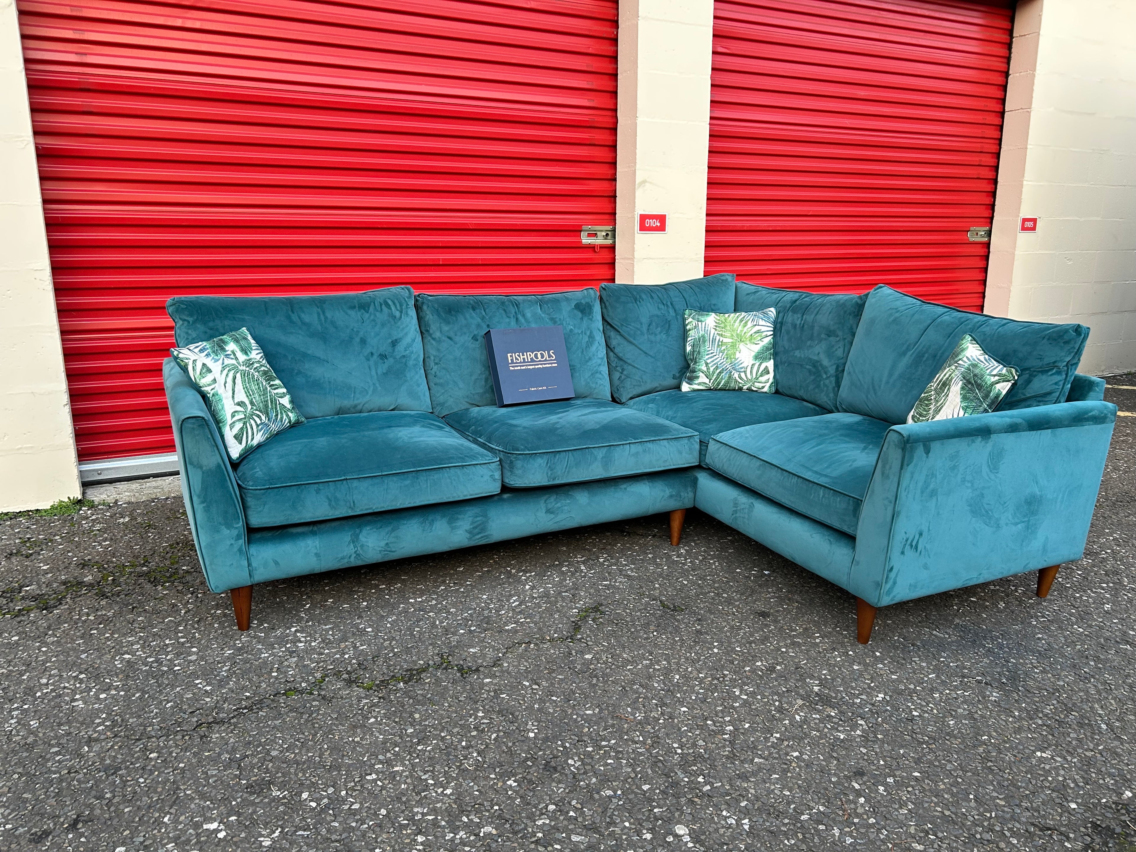 Blue Fishpools Corner Sofa