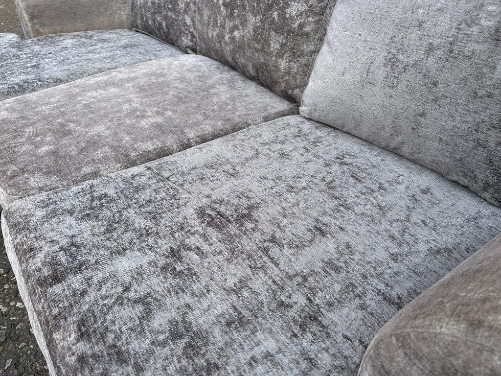 Next Crushed Velvet Corner Sofa