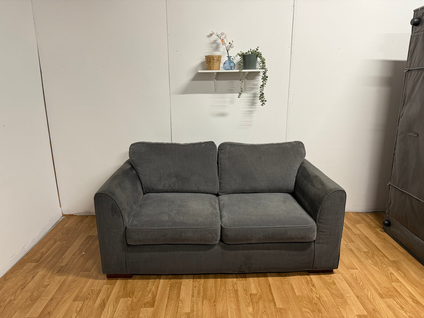 DFS Grey 2 Seater Sofa Bed