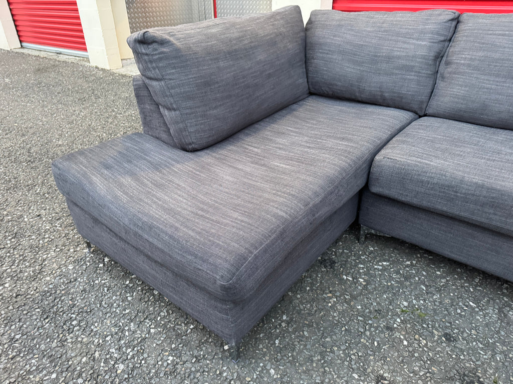 Dark Grey Corner Sofa