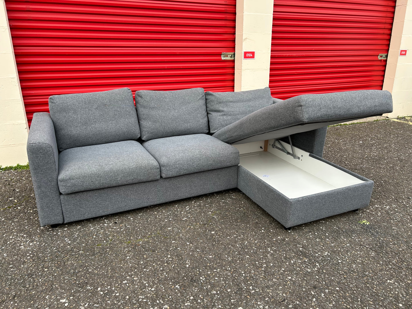 Grey IKEA Vimle Corner Sofa