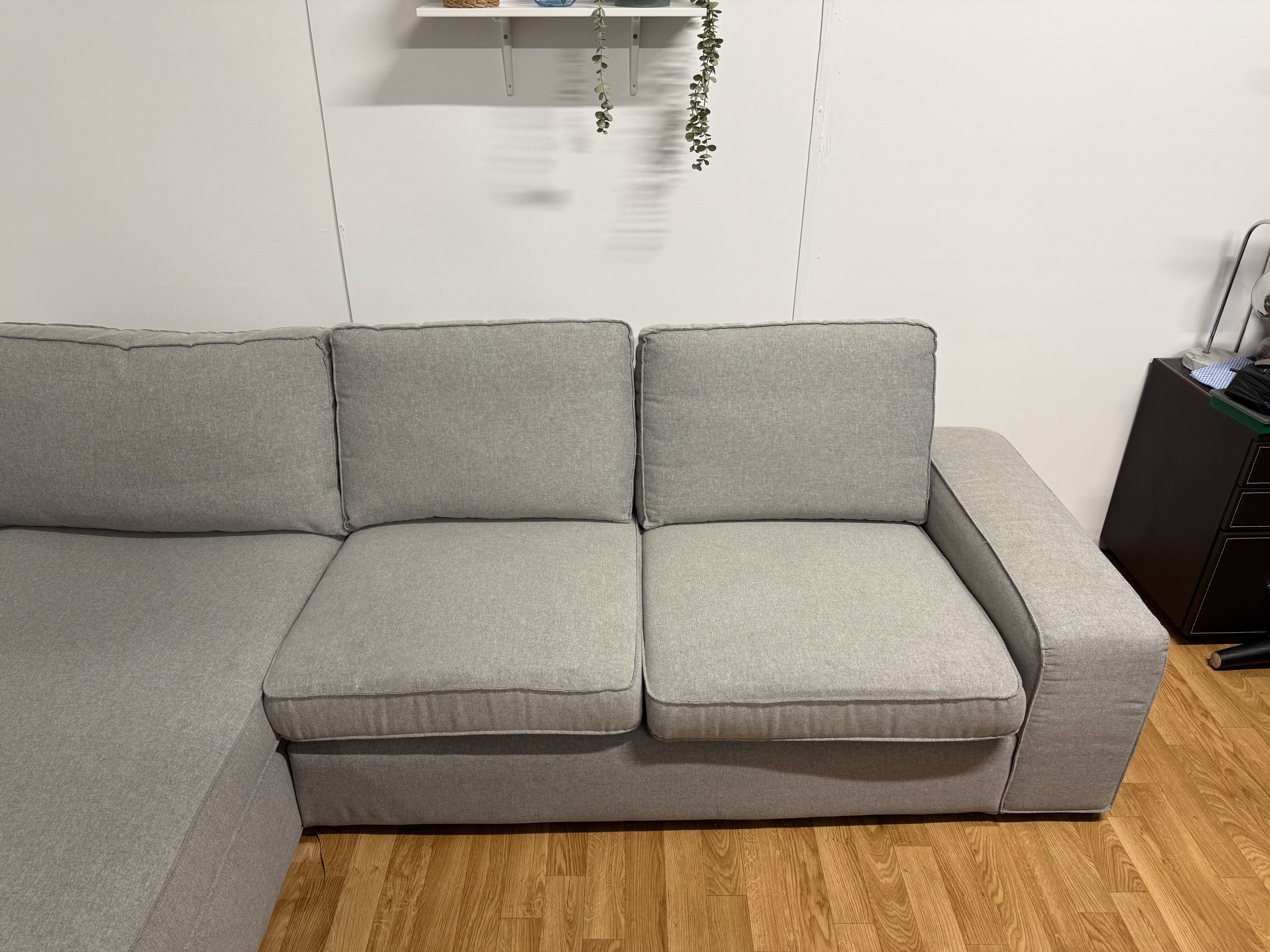 IKEA Kivik Grey Corner Sofa