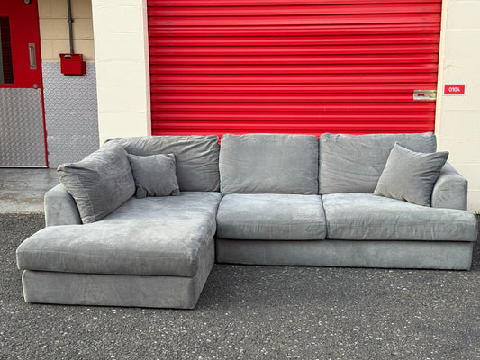 Next Stratus Grey Corner Sofa