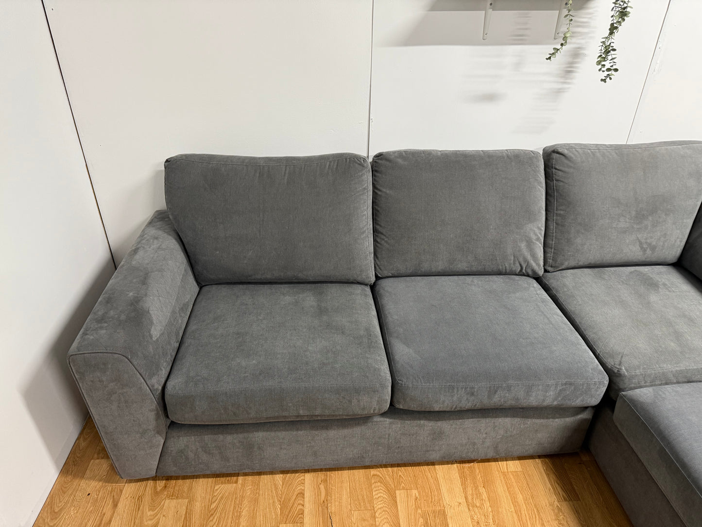 DFS Orka Grey Corner Sofa
