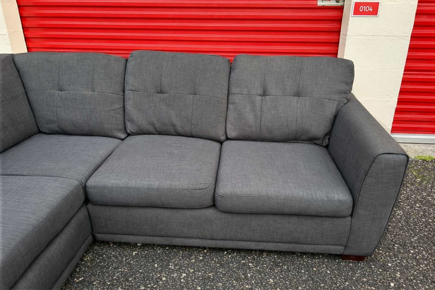 DFS Dark Grey Corner Sofa