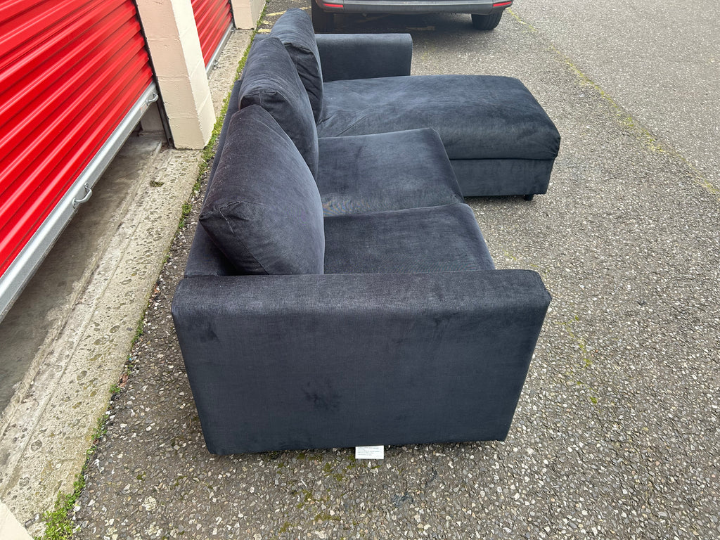 Dark Blue IKEA Vimle Corner Sofa