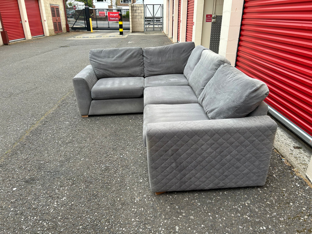 Grey DFS Orka Corner Sofa Bed