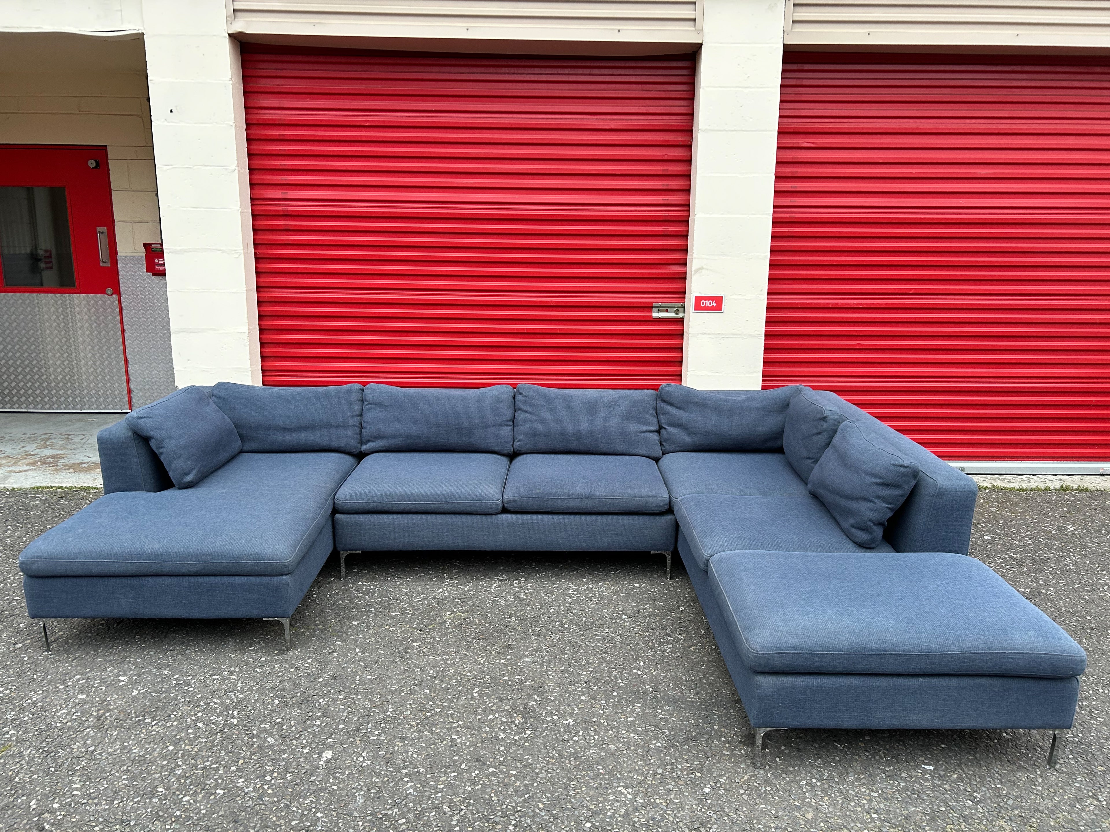 Blue MADE U-Shape Sofa