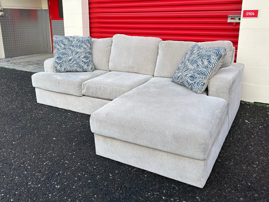 Beige Ashley Corner Sofa