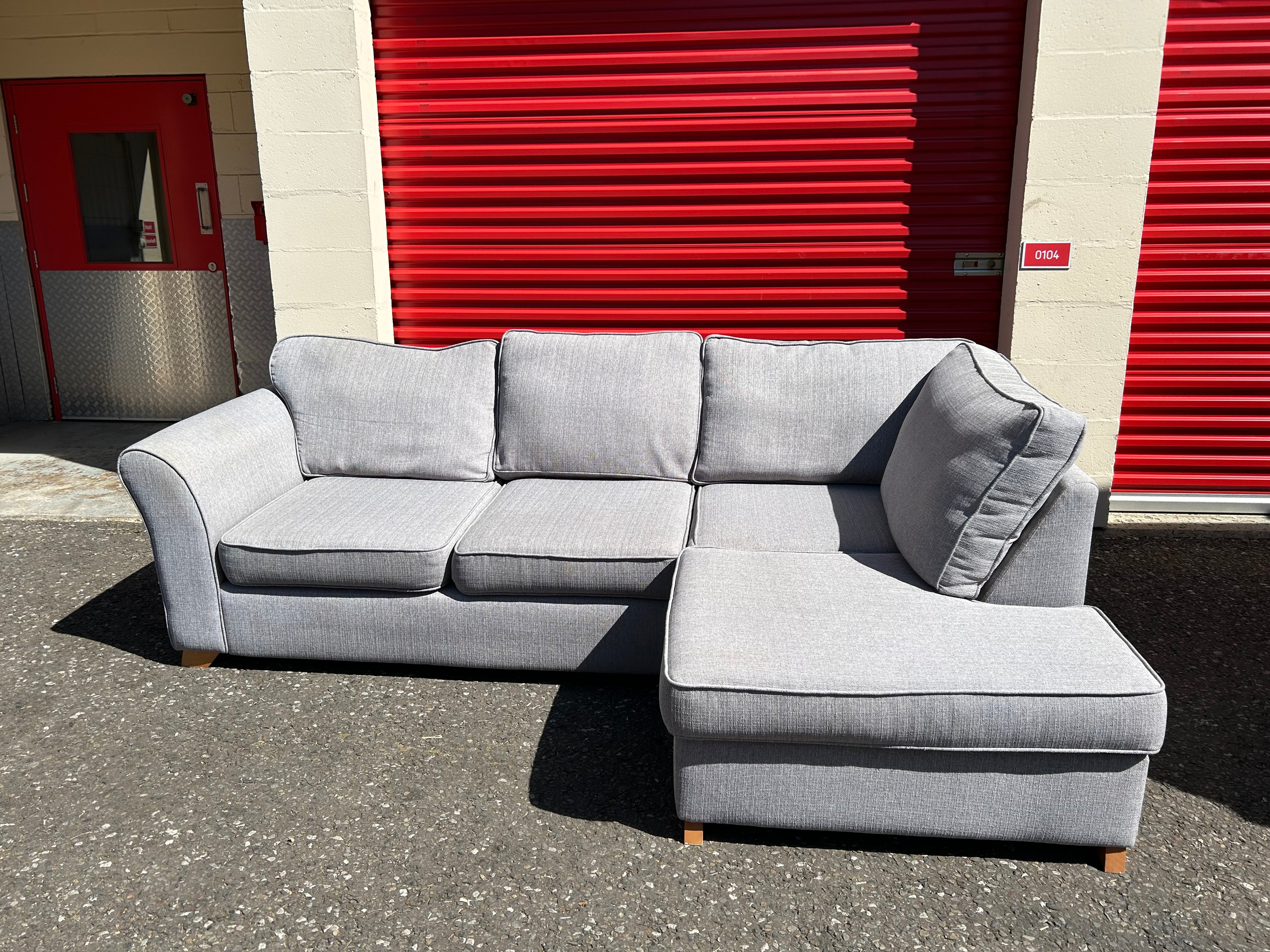Light Grey DFS Corner Sofa
