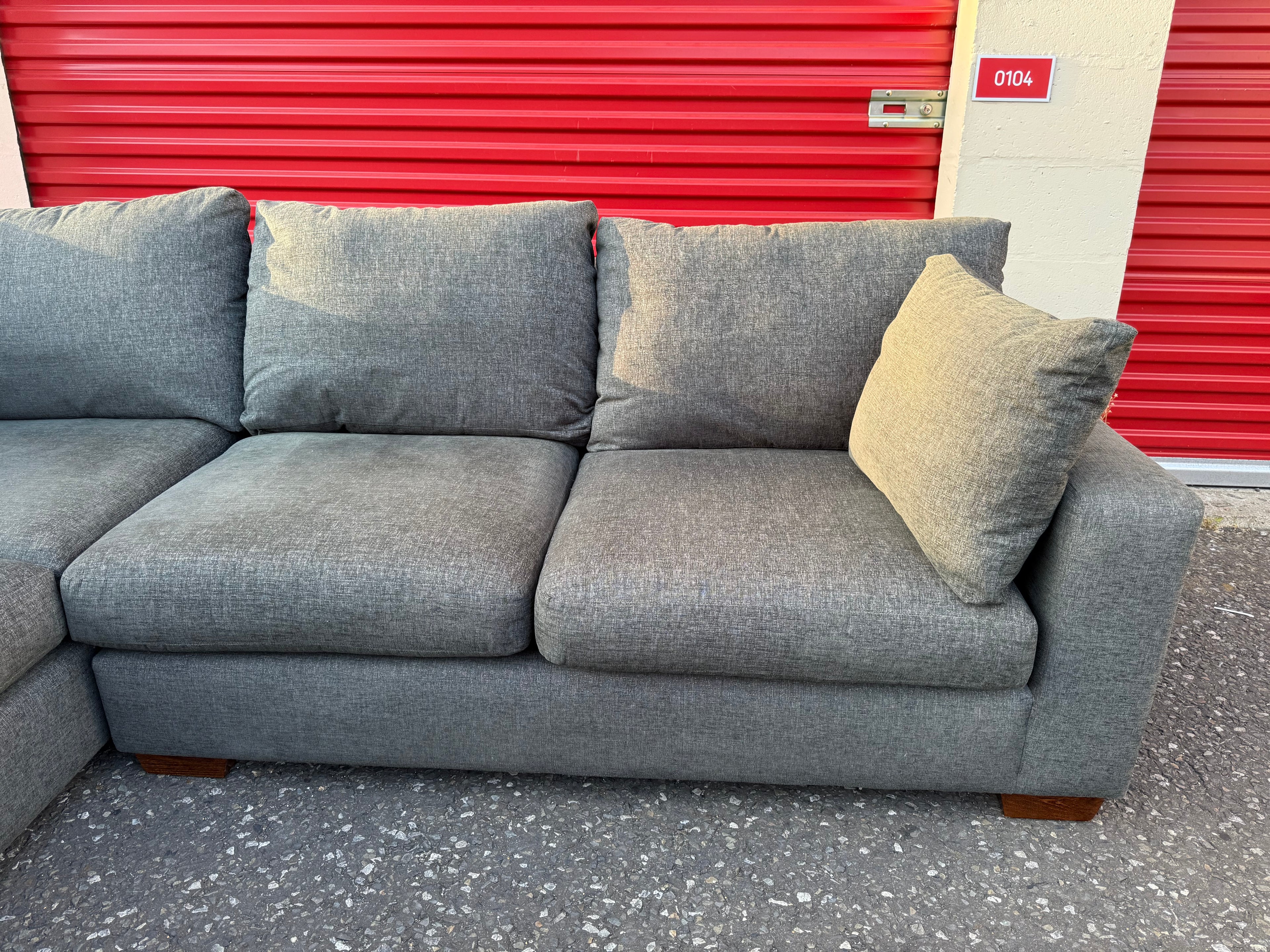 Grey M&S Miles Corner Sofa