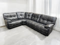 DFS Leather Recliner Sofa