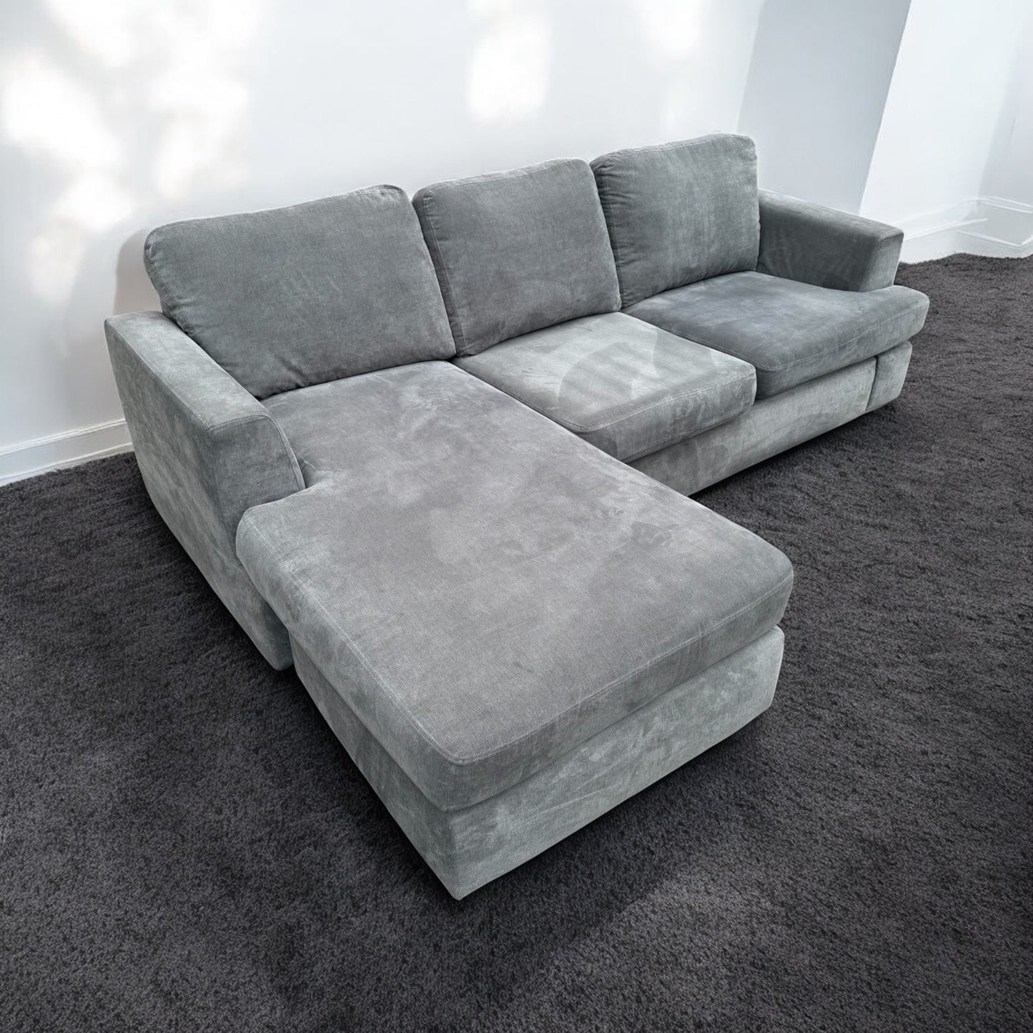 DFS Freya Grey Corner Sofa