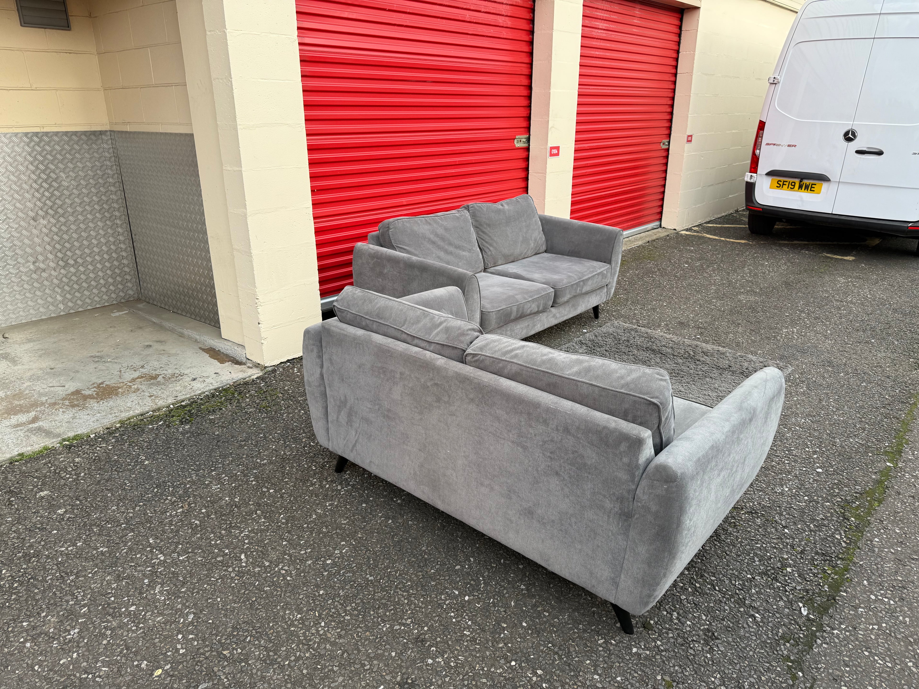 DFS Grapite Sofa Set