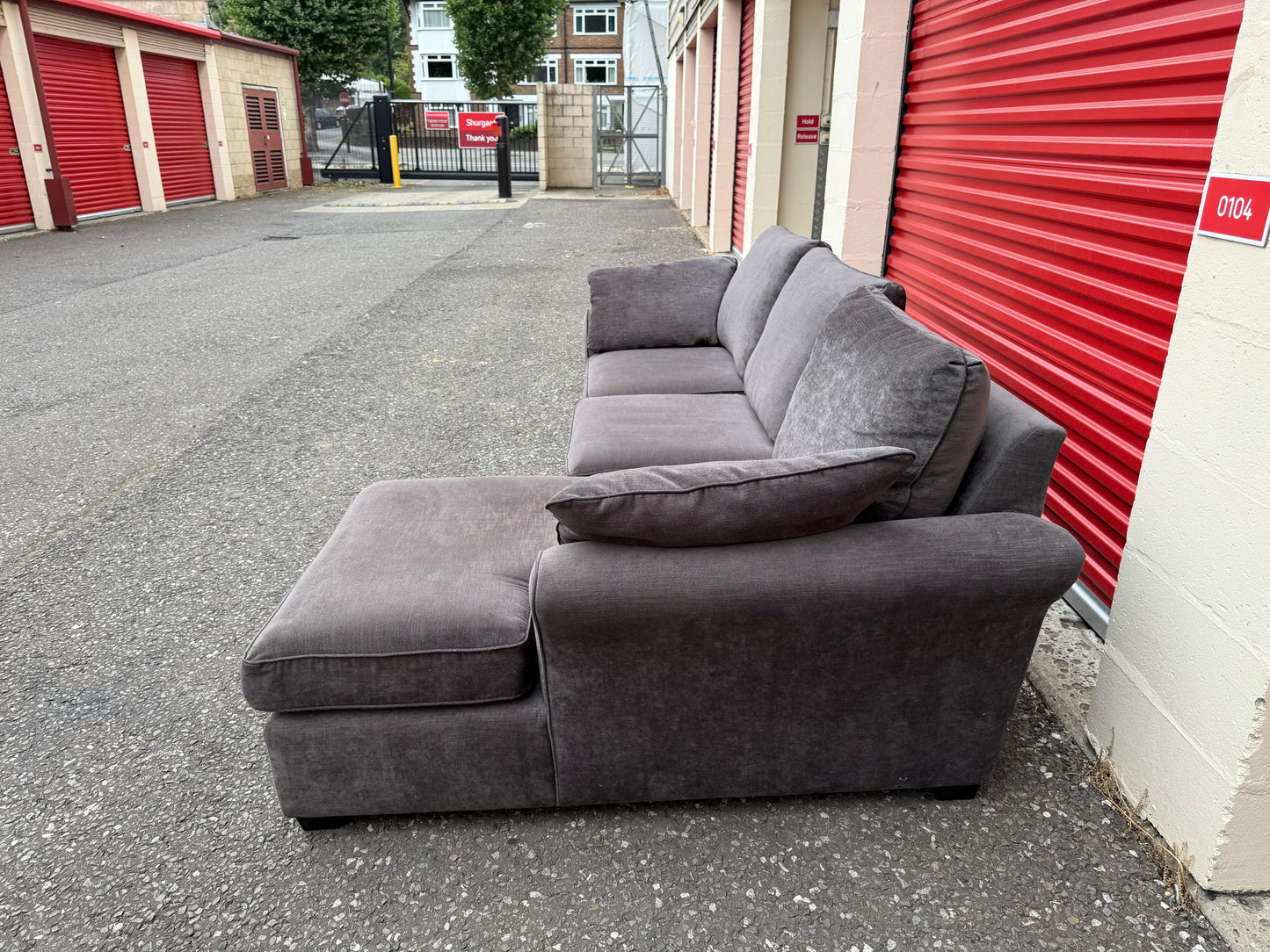 Grey NEXT Stamford Corner Sofa