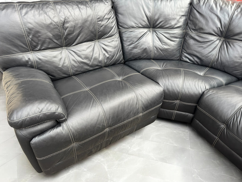 DFS Leather Recliner Sofa