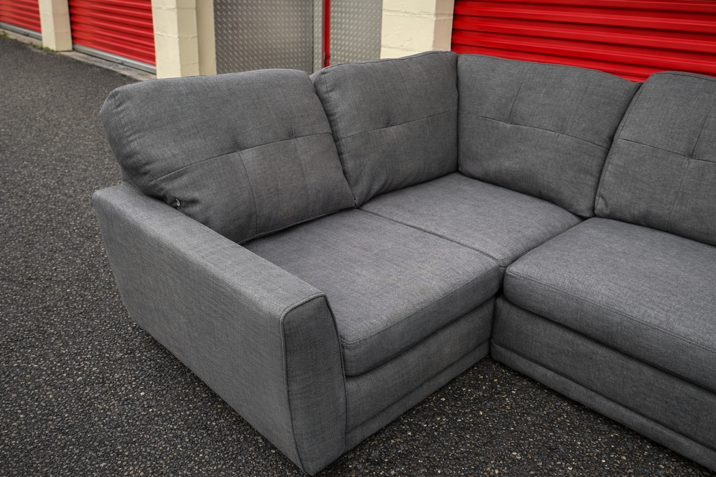 DFS Dark Grey Corner Sofa