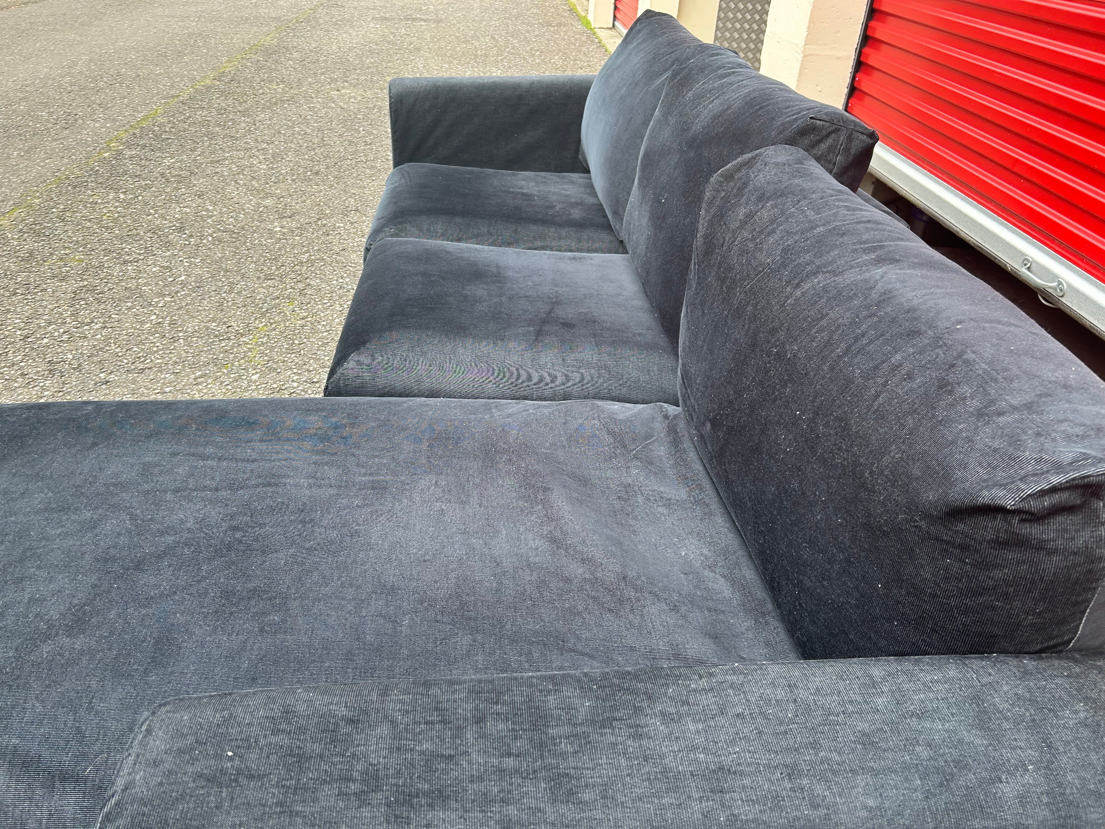Dark Blue IKEA Vimle Corner Sofa