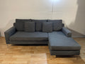 Grey Dwell L Shape Sofa