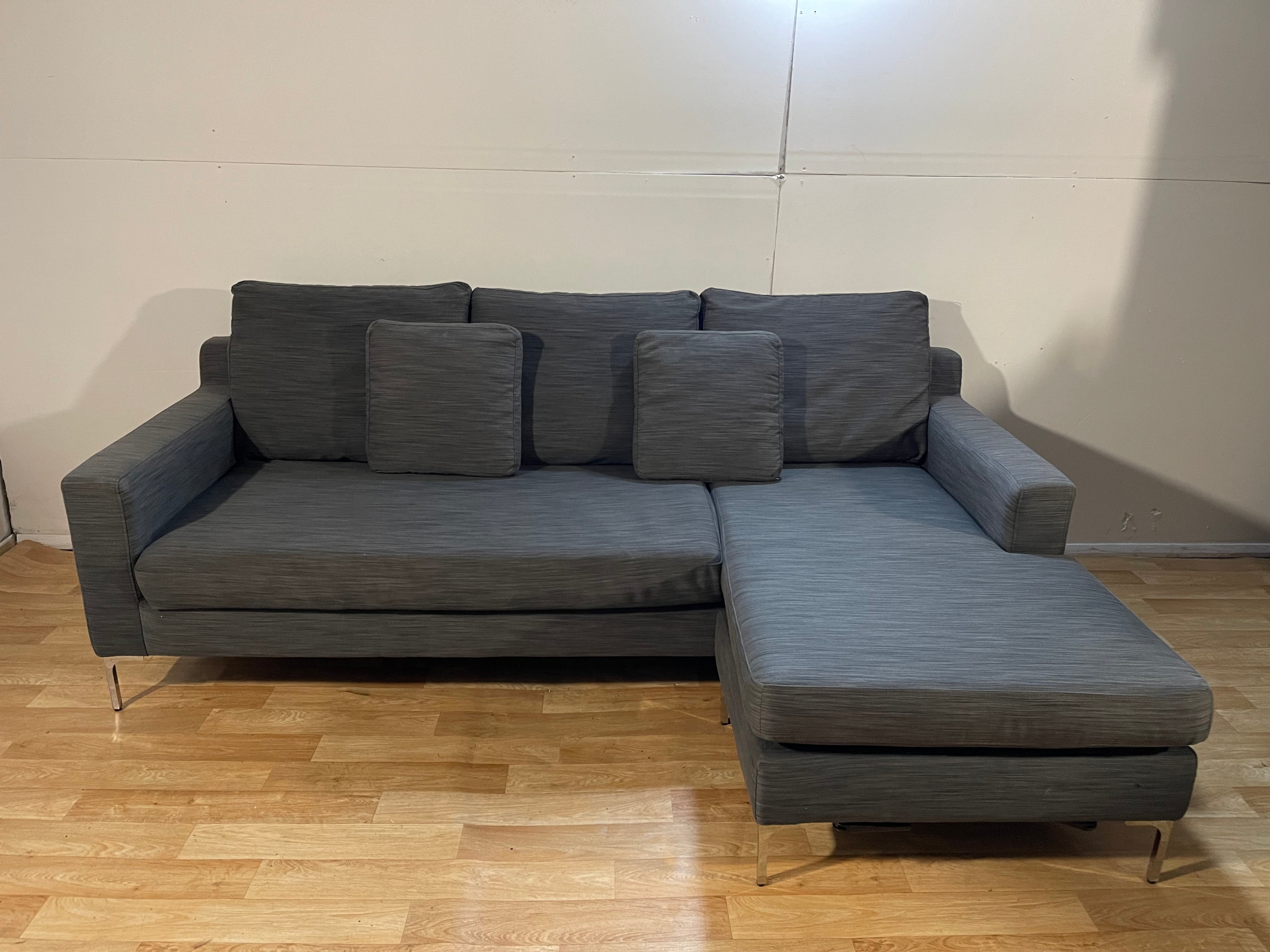 Grey Dwell L Shape Sofa