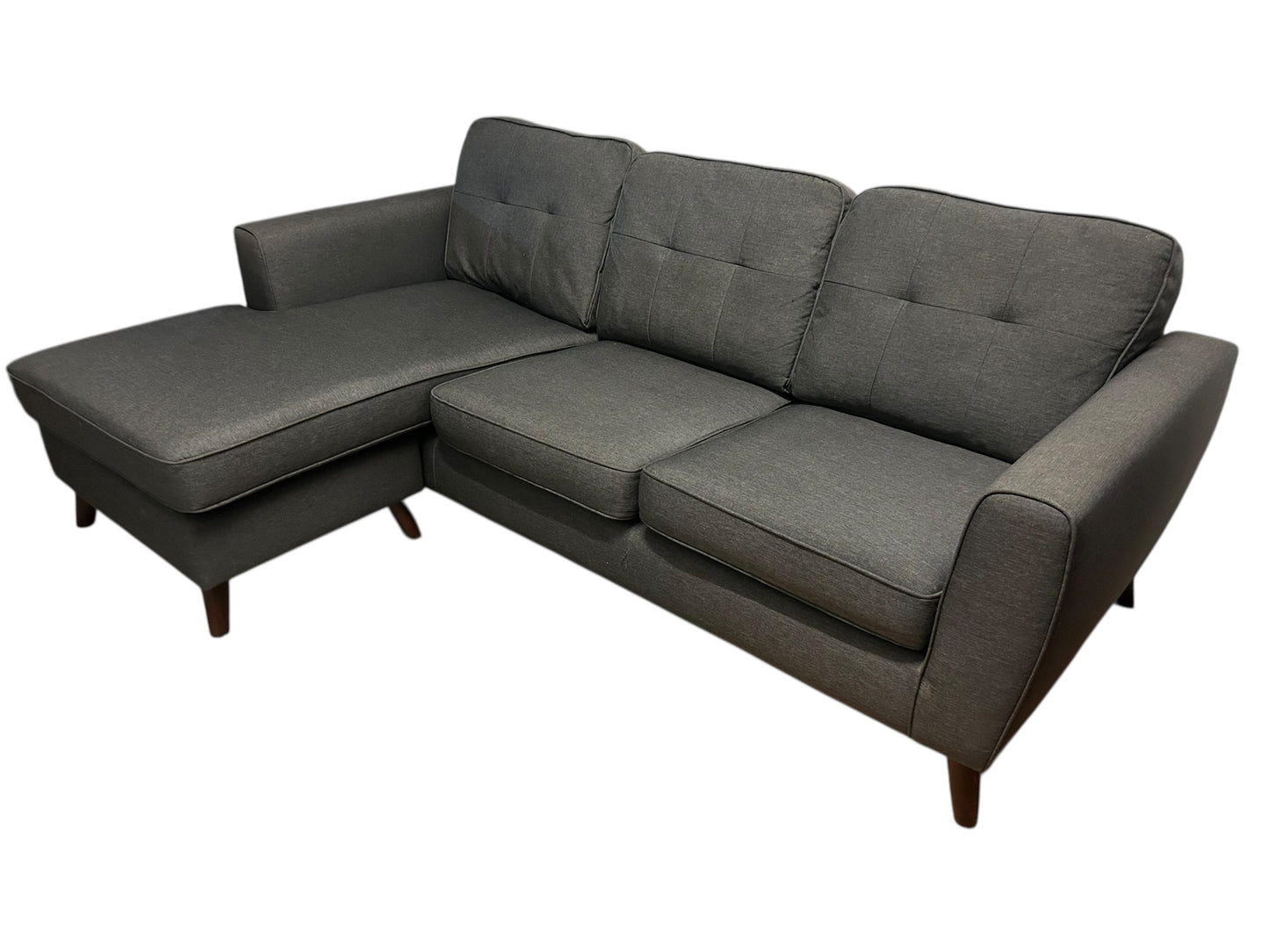 Grey Modern Corner Sofa
