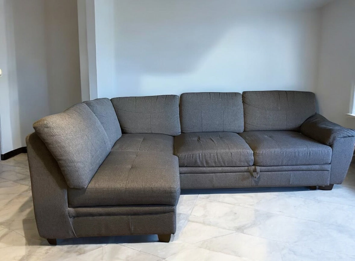 Grey Corner Sofa Bed